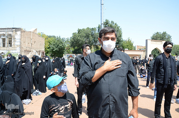 عزاداری بزرگ مردم تبریز در روز عاشورا‎‎