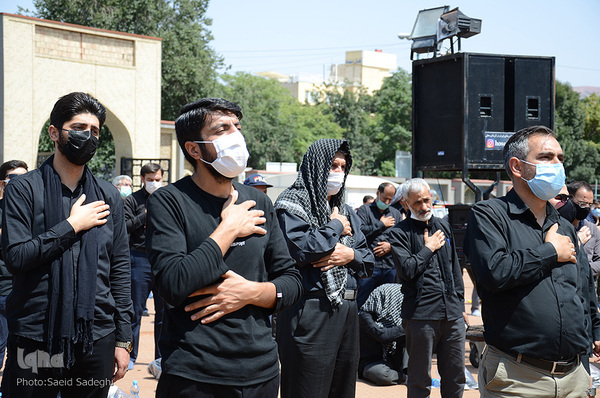 عزاداری بزرگ مردم تبریز در روز عاشورا‎‎