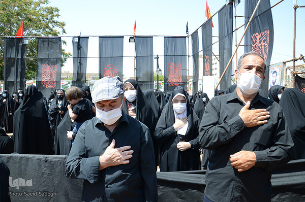 عزاداری بزرگ مردم تبریز در روز عاشورا‎‎