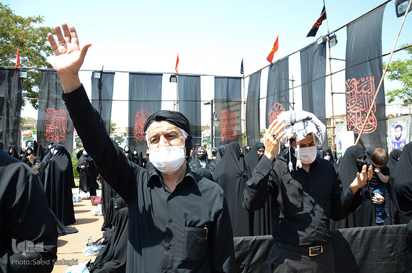 عزاداری بزرگ مردم تبریز در روز عاشورا‎‎