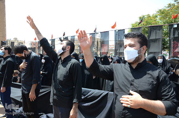 عزاداری بزرگ مردم تبریز در روز عاشورا‎‎