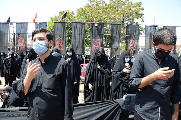 عزاداری بزرگ مردم تبریز در روز عاشورا‎‎