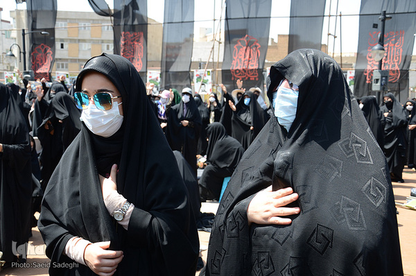 عزاداری بزرگ مردم تبریز در روز عاشورا‎‎