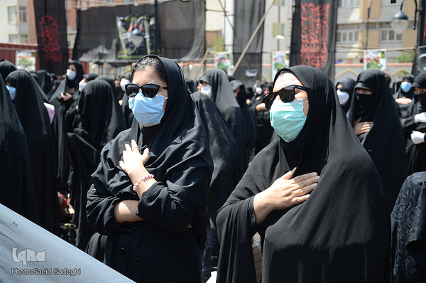 عزاداری بزرگ مردم تبریز در روز عاشورا‎‎