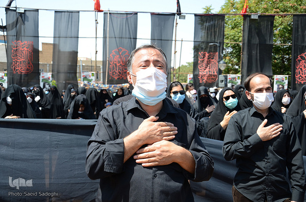 عزاداری بزرگ مردم تبریز در روز عاشورا‎‎