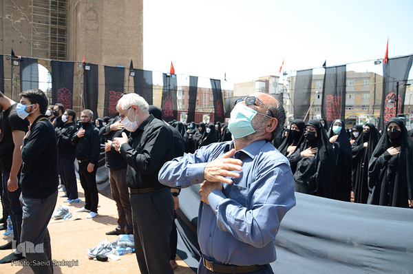 عزاداری بزرگ مردم تبریز در روز عاشورا‎‎