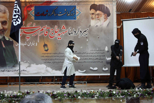 مراسم گرامیداشت حاج قاسم سلیمانی در اهر