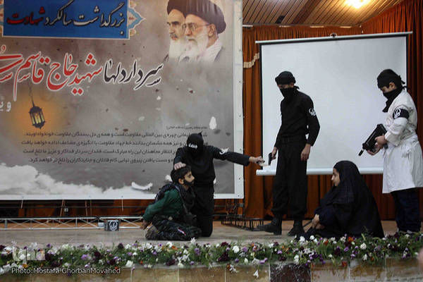 مراسم گرامیداشت حاج قاسم سلیمانی در اهر