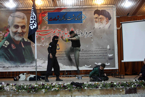 مراسم گرامیداشت حاج قاسم سلیمانی در اهر