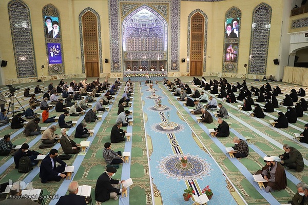 ترتیل خوانی قرآن کریم در مصلی تبریز‎‎