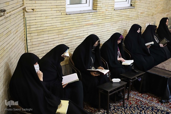 جزخوانی قرآن بانوان در مسجد طوبی تبریز‎‎