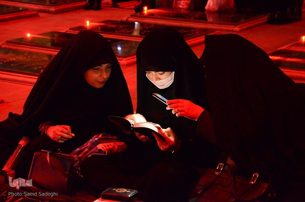 مراسم شب قدر در گلزار شهدای وادی رحمت تبریز‎‎