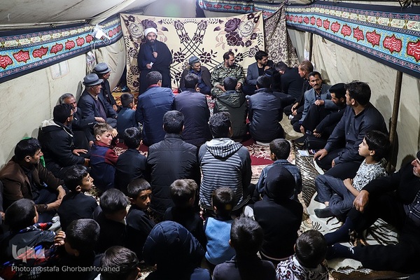 عزاداری حضرت اباعبدالله الحسین(ع) در مناطق عشایری شهرستان اهر