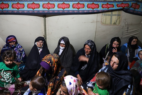 عزاداری حضرت اباعبدالله الحسین(ع) در مناطق عشایری شهرستان اهر