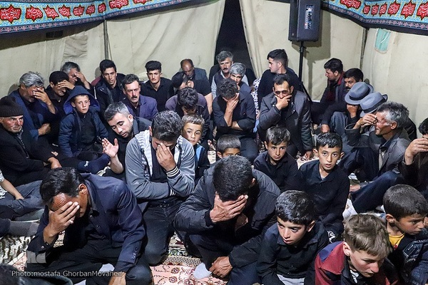 عزاداری حضرت اباعبدالله الحسین(ع) در مناطق عشایری شهرستان اهر