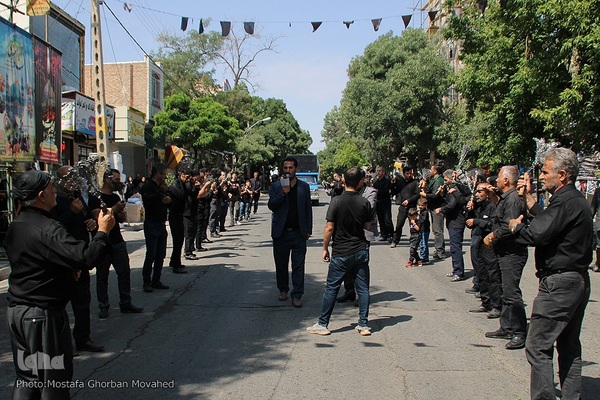 آیین عزاداری تاسوعای حسینی در شهرستان اهر