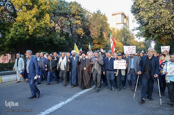 تجمع مردم تبریز در محکومیت جنایت های رژیم غاصب اسرائیل‎