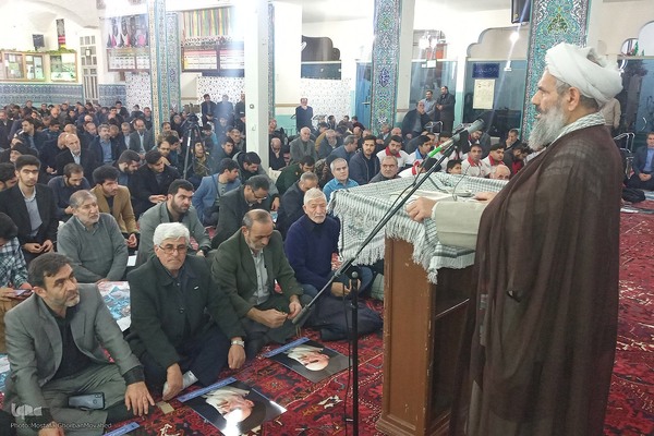 مراسم گرامیداشت چهارمین سالگرد شهادت سردار حاج قاسم سلیمانی در اهر