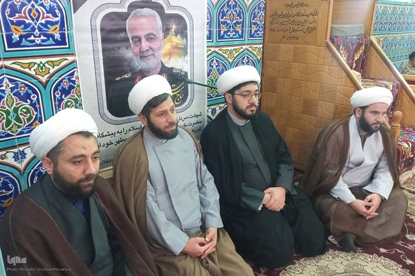 مراسم گرامیداشت چهارمین سالگرد شهادت سردار حاج قاسم سلیمانی در اهر