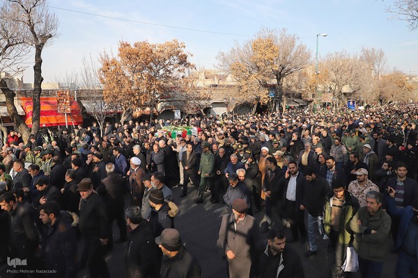 تشییع پیکر استاندار فقید آذربایجان شرقی‎