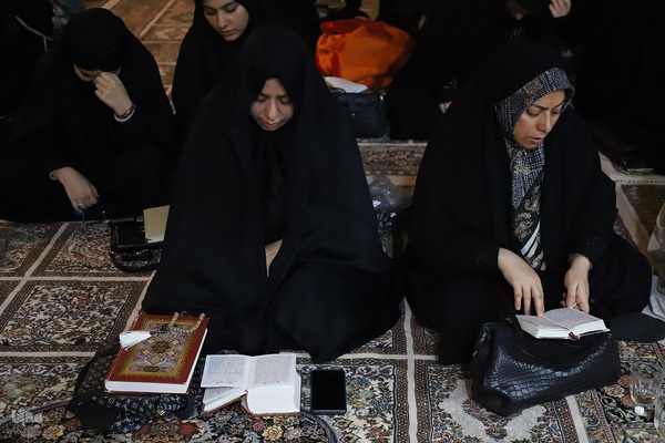 مراسم احیای شب های قدر در اهر