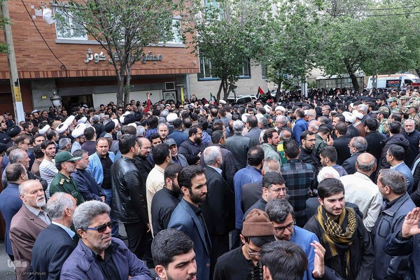 تجمع هیئت‌های مذهبی و مردم داغدار تبریز‎