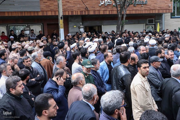 تجمع هیئت‌های مذهبی و مردم داغدار تبریز‎