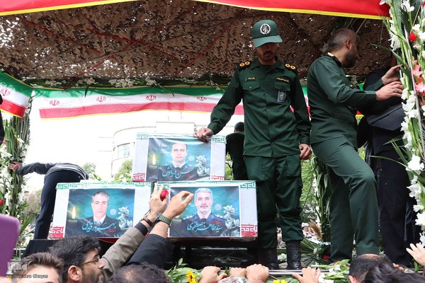 تشییع شهدای خدمت در تبریز