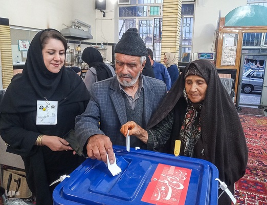 حضور پرشور مردم شهرستان اهر در چهاردهمین دوره انتخابات ریاست جمهوری