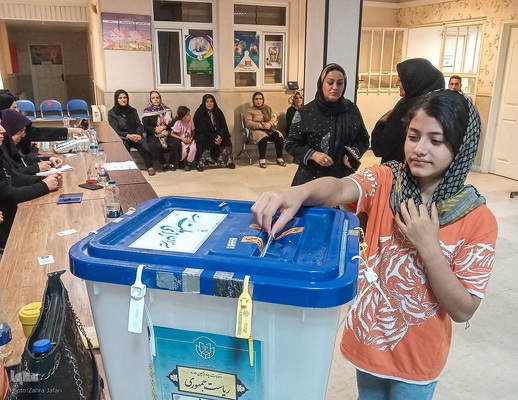 حضور پرشور مردم شهرستان اهر در چهاردهمین دوره انتخابات ریاست جمهوری