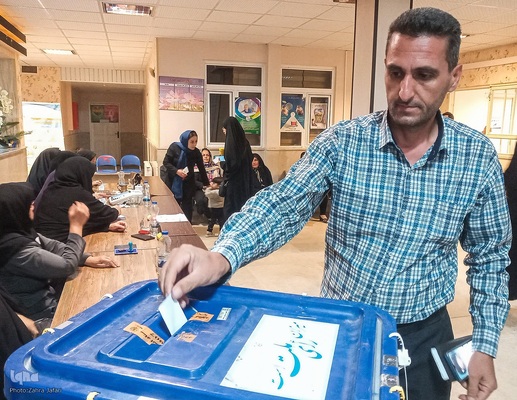 حضور پرشور مردم شهرستان اهر در چهاردهمین دوره انتخابات ریاست جمهوری