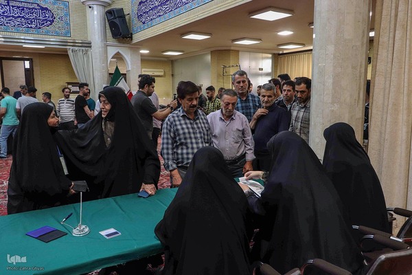 حضور پرشور مردم تبریز پای صندوق رای‎