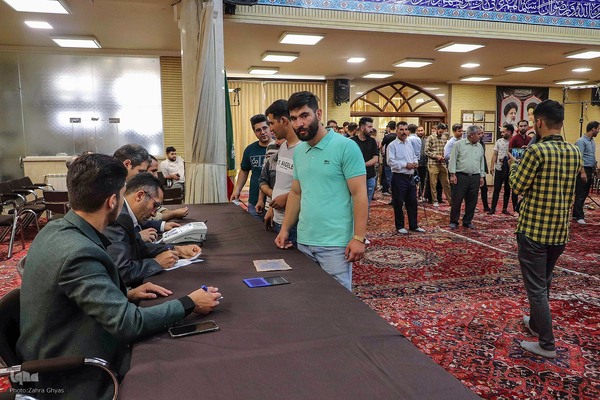 حضور پرشور مردم تبریز پای صندوق رای‎