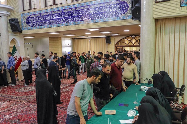 حضور پرشور مردم تبریز پای صندوق رای‎