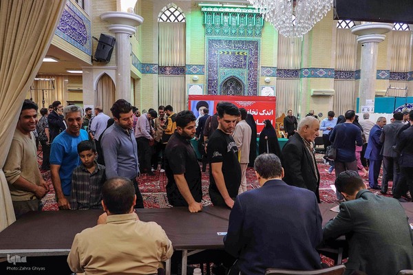 حضور پرشور مردم تبریز پای صندوق رای‎