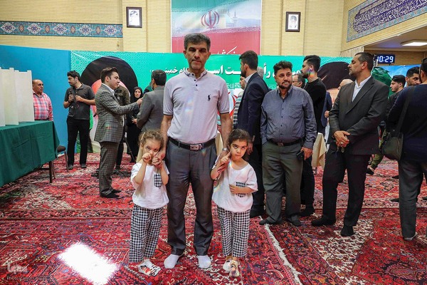 حضور پرشور مردم تبریز پای صندوق رای‎