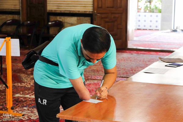 حضور گسترده معلولان تبریز در انتخابات ریاست جمهوری‎