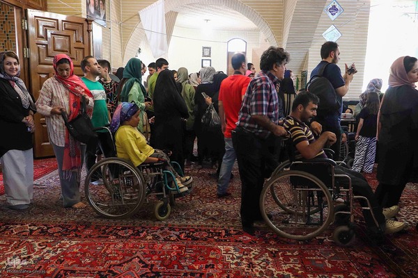 حضور گسترده معلولان تبریز در انتخابات ریاست جمهوری‎