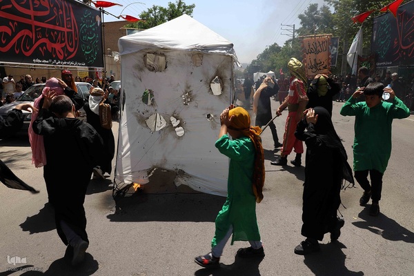 شبیه‌خوانی روز عاشورا در اهر