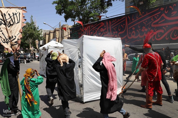 شبیه‌خوانی روز عاشورا در اهر