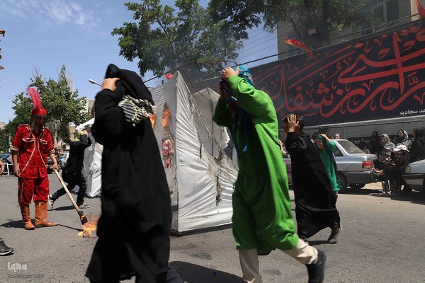 شبیه‌خوانی روز عاشورا در اهر