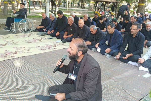 مراسم قرائت زیارت اربعین در اهر