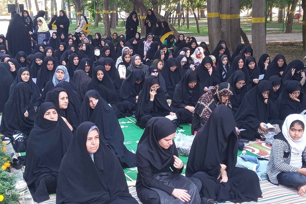 مراسم قرائت زیارت اربعین در اهر