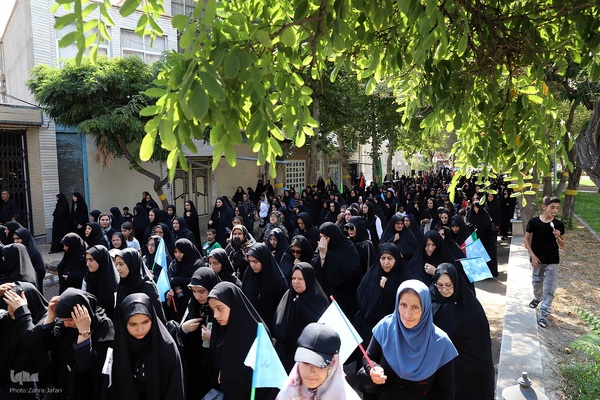 مراسم پیاده‌روی جاماندگان اربعین در اهر