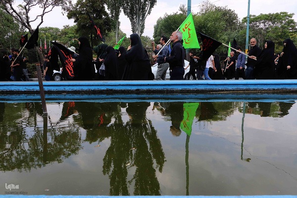 پیاده‌روی مردم تبریز در اربعین حسینی