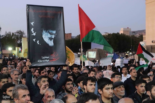 اجتماع مردم تبریز در محکومیت جنایت های رژیم صهیونیستی‎