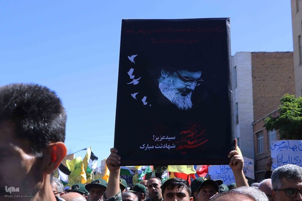 تجمع مردم تبریز در محکومیت ترور سید مقاومت‎