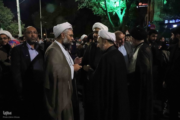 شادی مردم تبریز پس از حمله ایران به اسرائیل‎