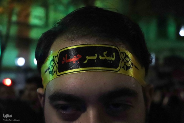 شادی مردم تبریز پس از حمله ایران به اسرائیل‎