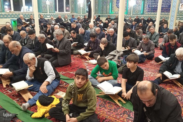 مراسم عزاداری شهادت حضرت فاطمه(س) در اهر